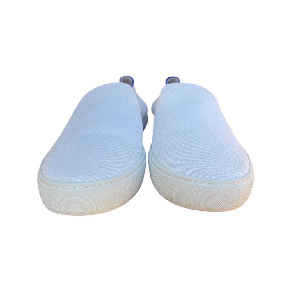 Rothys The Original Slip On Sneaker Bright White Knit‎ Womens 8.5 Retail $99